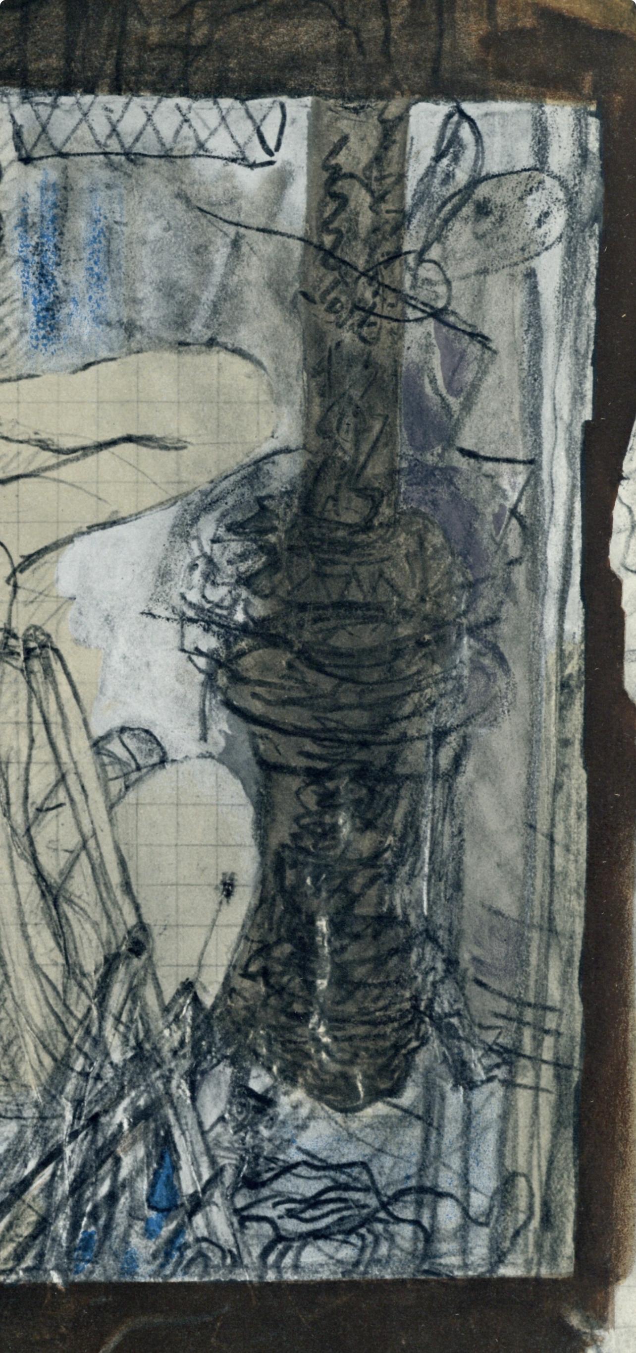 Braque, Composition, Verve : Revue Artistique et Littéraire (après) - Moderne Print par Georges Braque