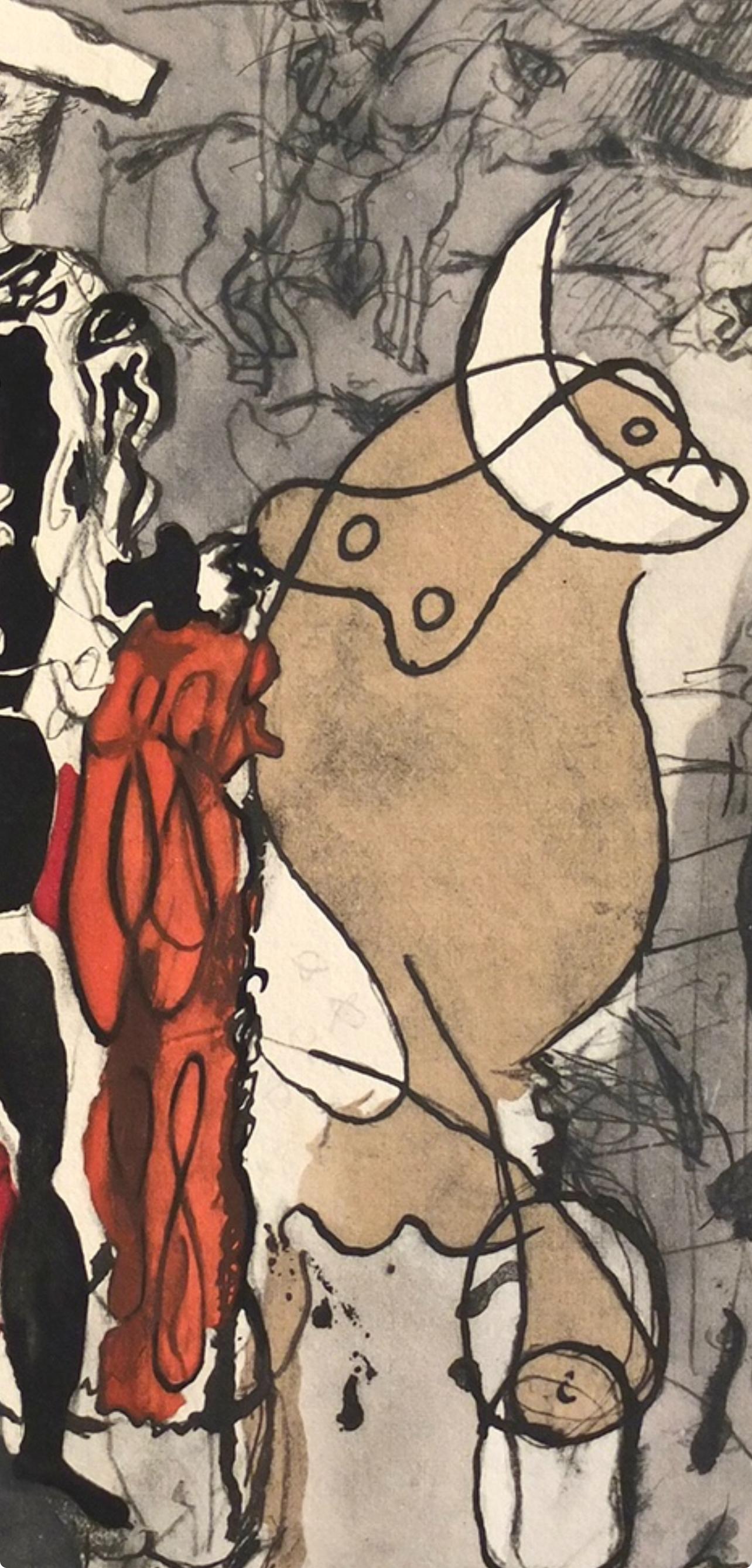Braque, Komposition, Verve: Revue Artistique et Littéraire (nach) (Moderne), Print, von Georges Braque
