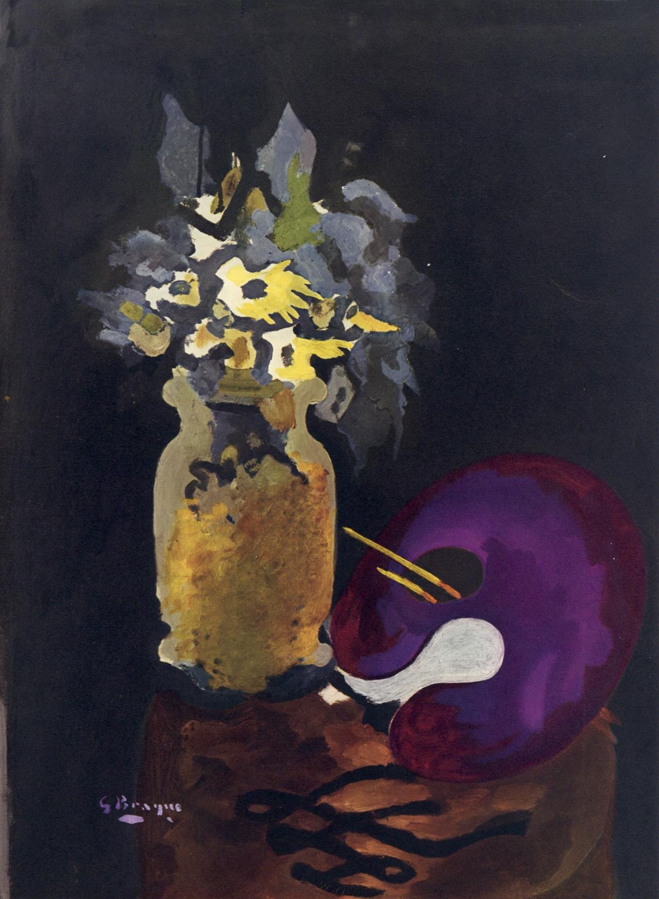 Georges Braque Landscape Print - Braque, Composition, Verve: Revue Artistique et Littéraire (after)
