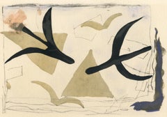 Vintage Braque, Étude (oiseaux), Georges Braque, Le Solitaire, XXe siècle (after)