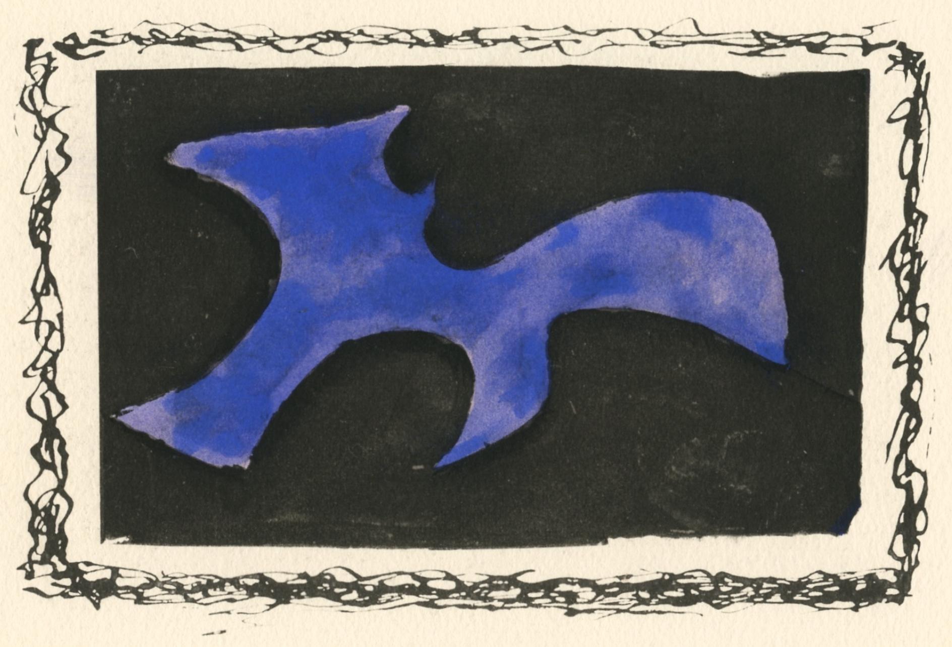 Litografía sobre papel vélin d'Arches. Sin firmar y sin numerar, tal como se publicó. Buen estado. Notas: Del volumen, Georges Braque le solitaire, 1959. Publicado por Editions XXe Siècle, París y la New York Graphic Society, Greenwich, Connecticut;