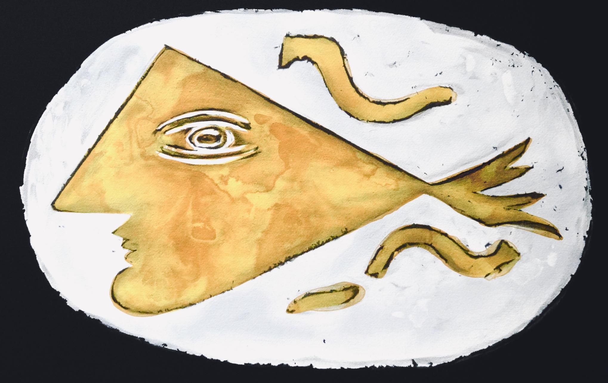 Braque, Héra, Œdipe roi de Sophocle (d'après) - Print de Georges Braque