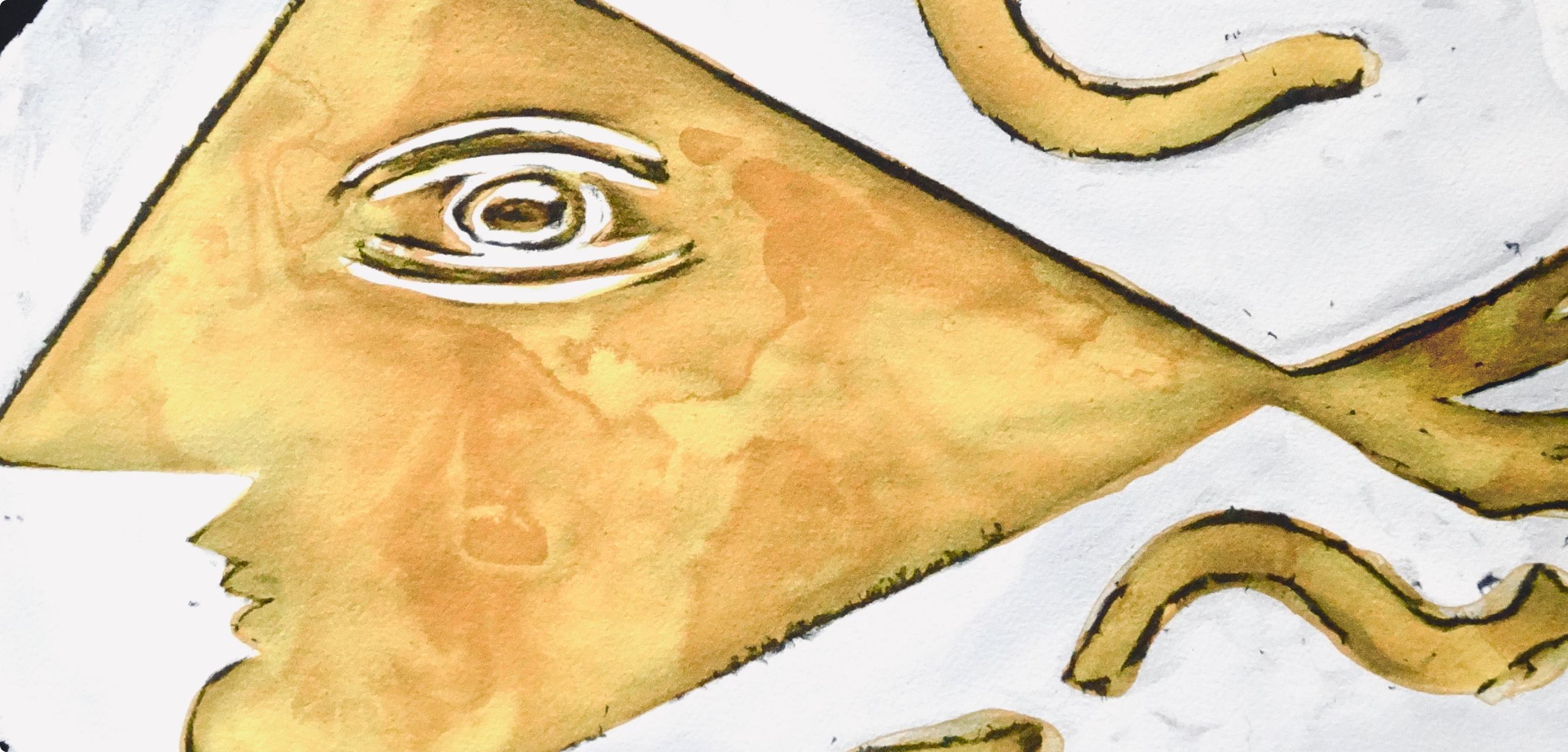 Braque, Héra, Œdipe roi de Sophocle (d'après) - Moderne Print par Georges Braque
