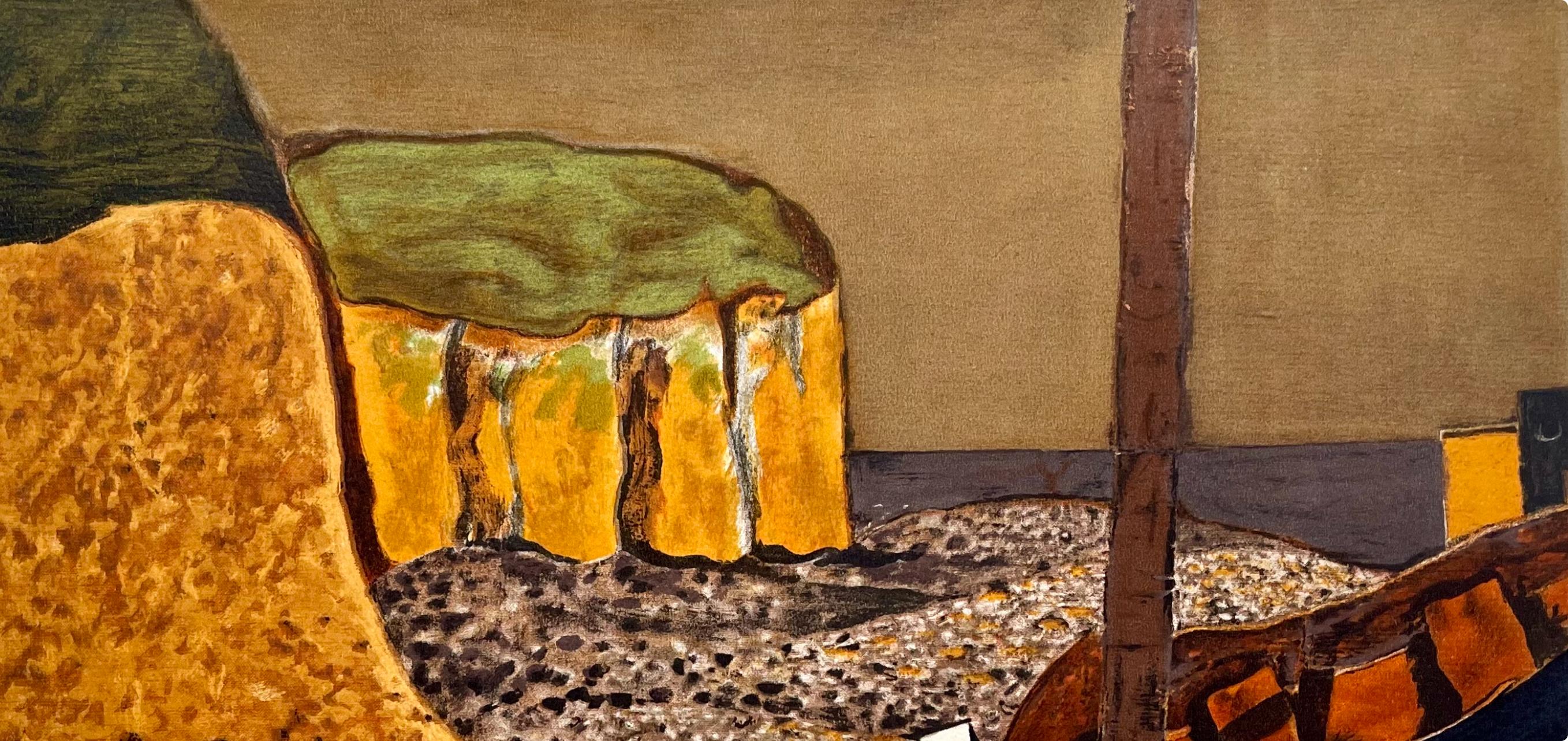 Braque, La barque D-27, Varengeville (dopo) - Print Cubismo di Georges Braque