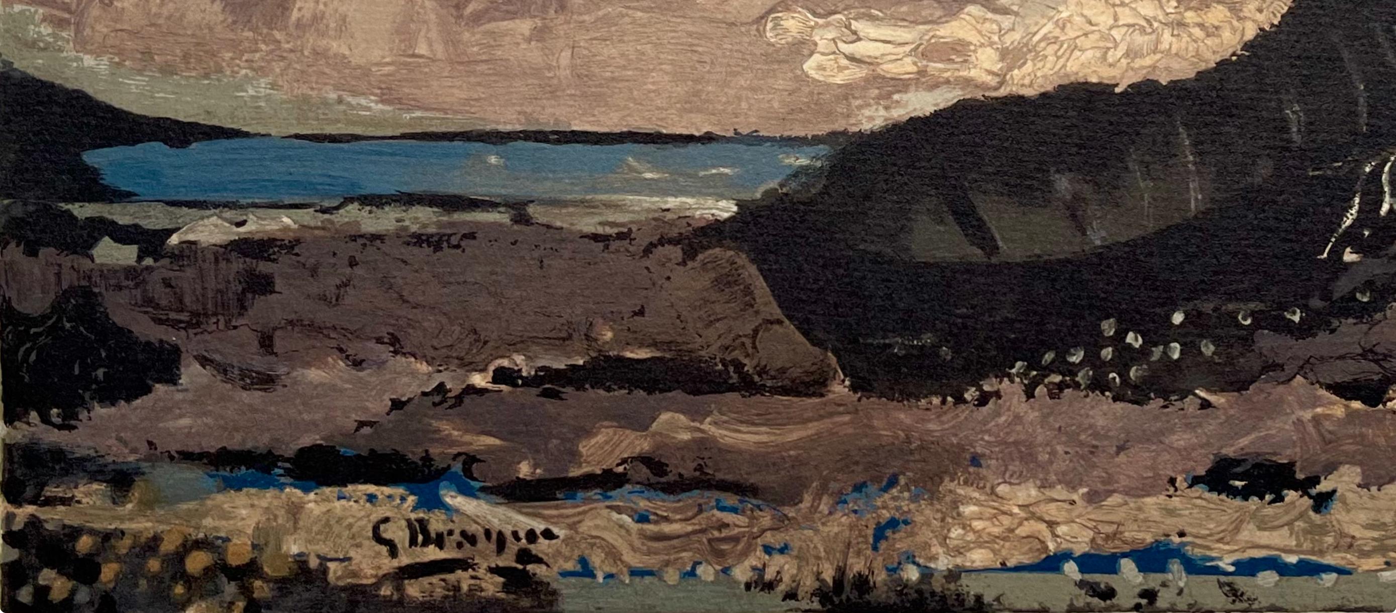 Braque, La barque echouee, Varengeville (dopo) - Print di Georges Braque