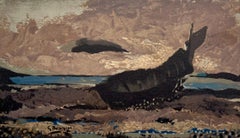 Vintage Braque, La barque echouee, Varengeville (after)
