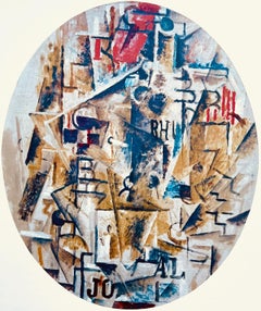 Braque, La bouteille de rhum, Derrière le miroir (after)