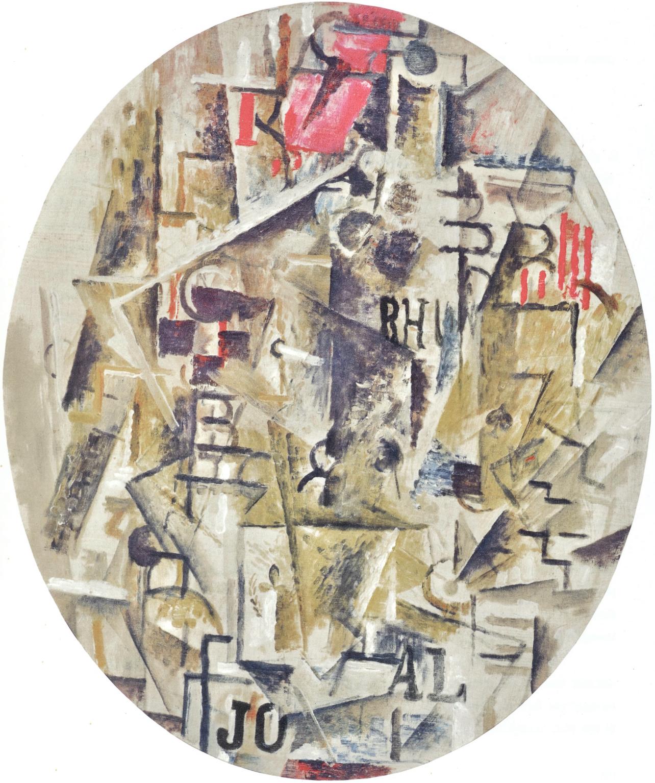 Georges Braque Abstract Print - Braque, La bouteille de rhum, Derrière le miroir (after)