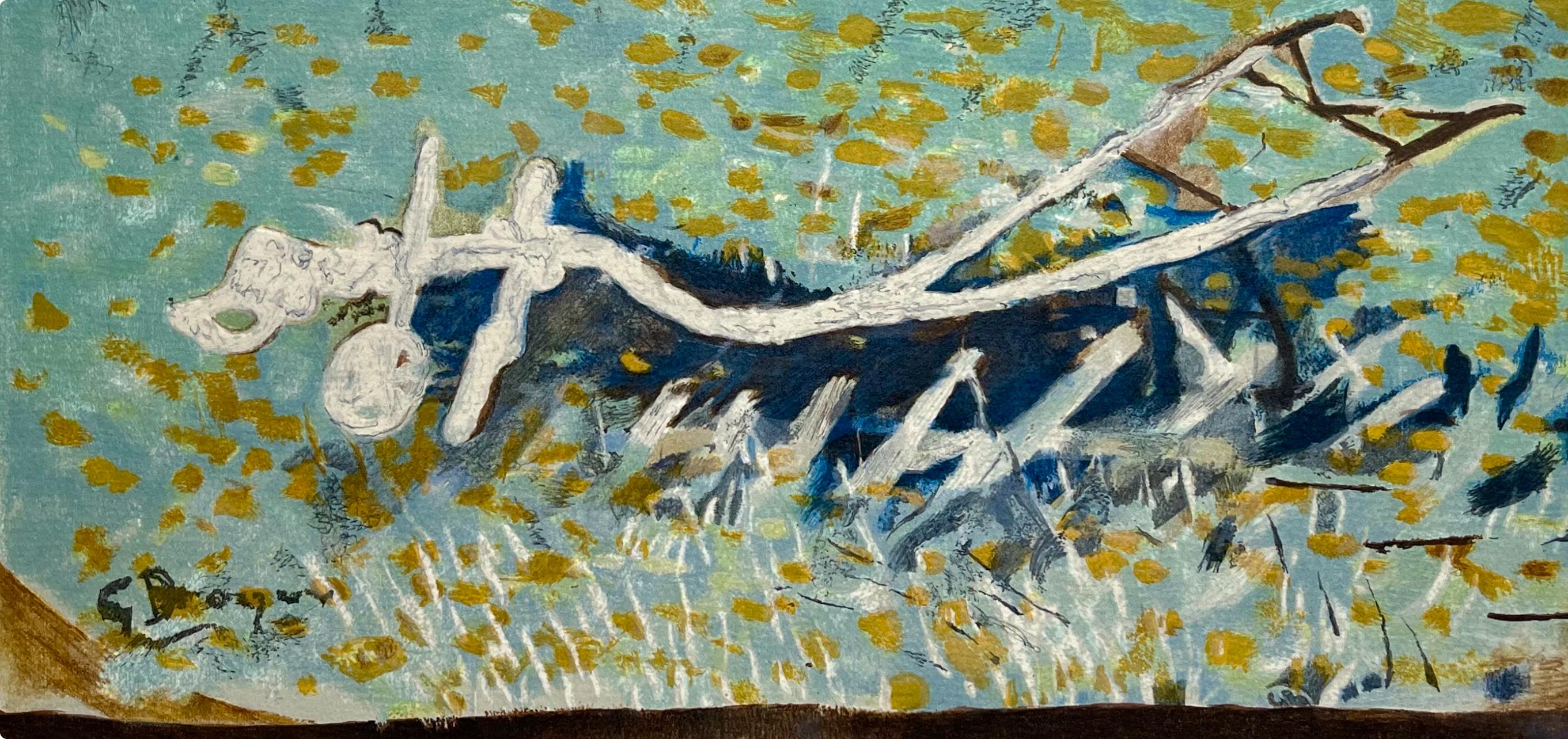 Braque, La charrue, Varengeville (dopo) - Print di Georges Braque
