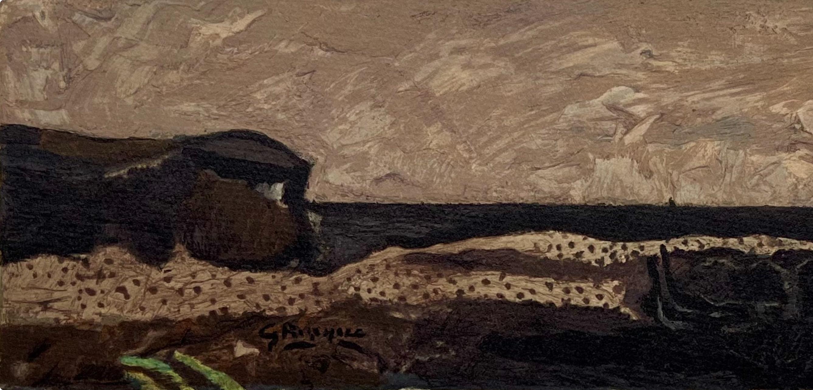 Braque, La plage de Varengeville, Varengeville (nach) – Print von Georges Braque