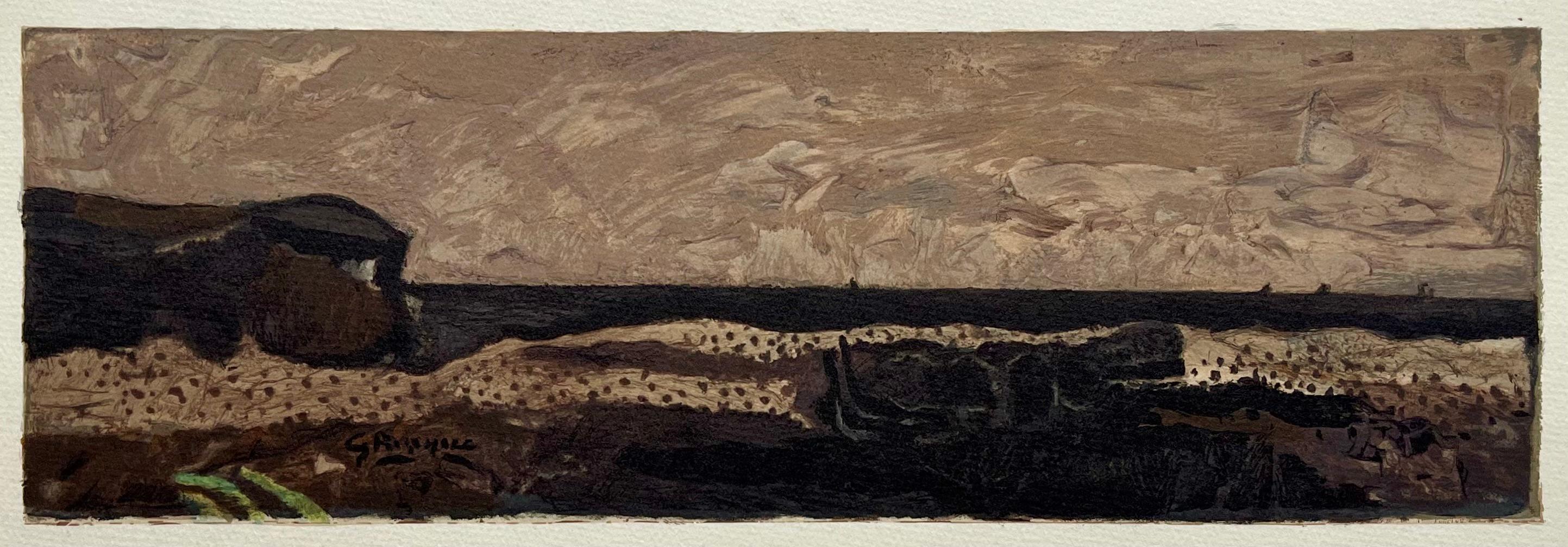 Medium: Lithografie auf Vélinpapier, auf Archivträger aufgezogen, wie ausgestellt
Jahr: 1968
Papiergröße: 13 x 16 Zoll; Bildgröße: 5 x 13,75 Zoll
Beschriftung: In der Platte signiert und nicht nummeriert, wie ausgegeben
Anmerkungen: Aus dem