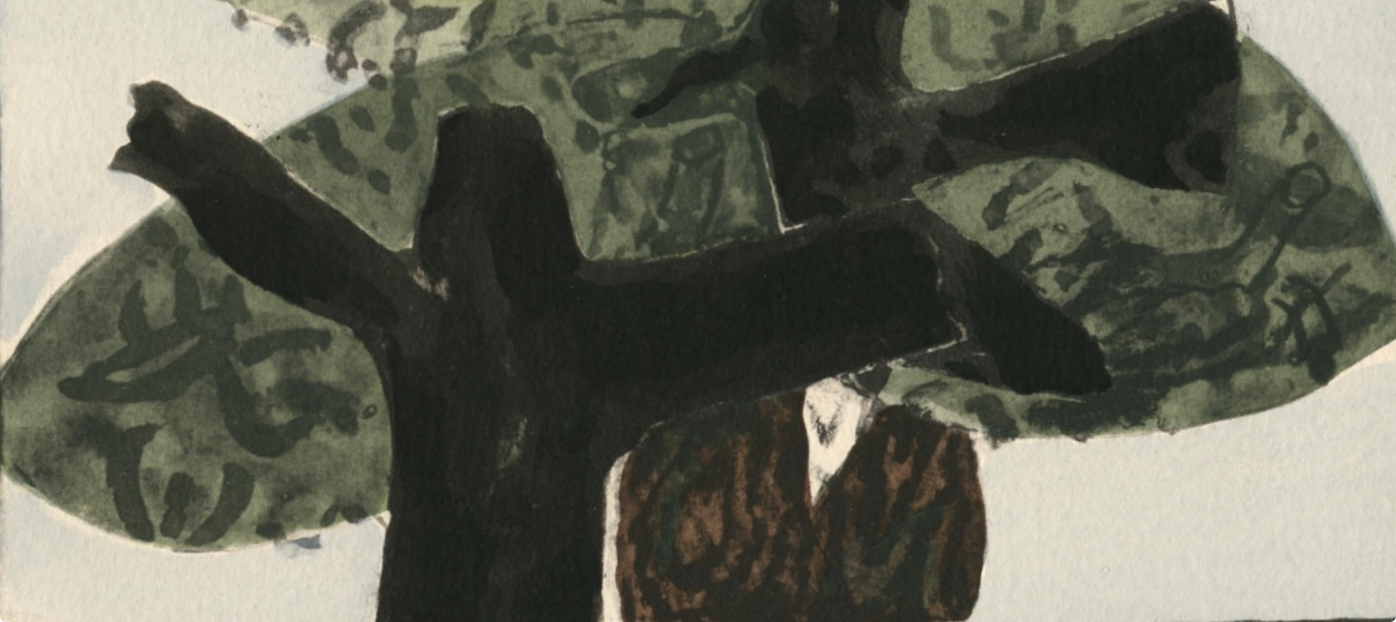 Braque, L'arbre, Georges Braque, Le Solitaire, XXe siècle (after) For Sale 3