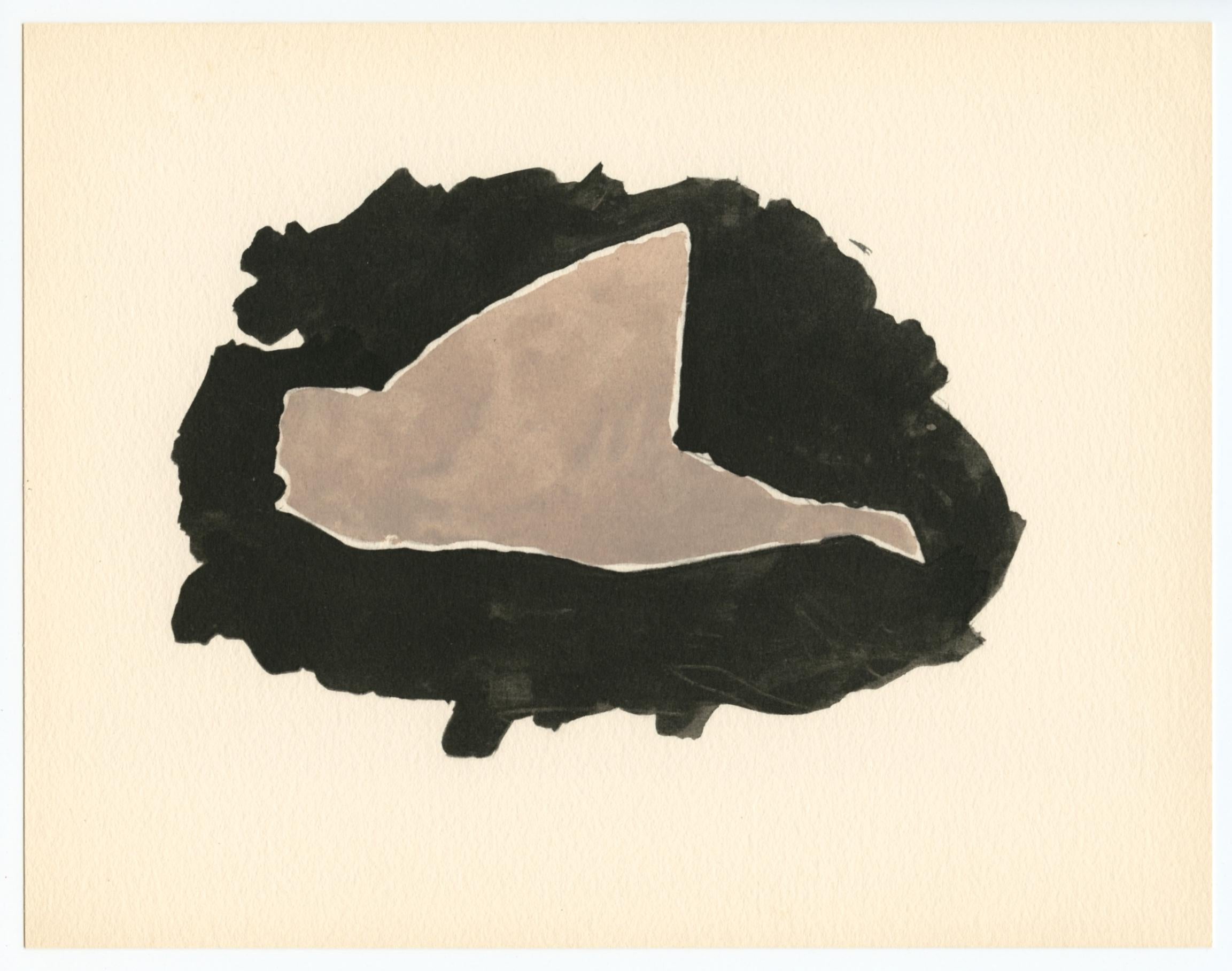 Braque, Le canard, Georges Braque, Le Solitaire, XXe siècle (after) For Sale 4