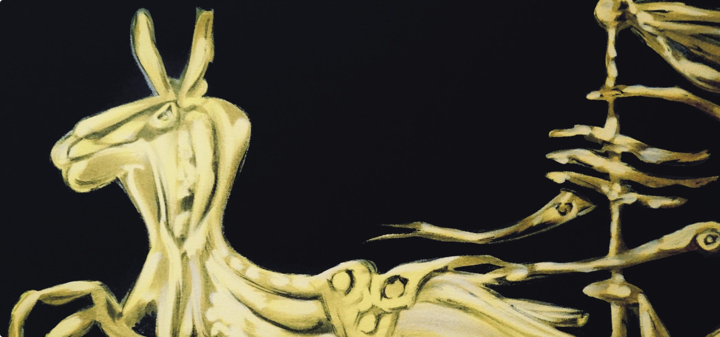 Braque, Le Char de Médée, Œdipe roi de Sophocle (d'après) - Print de Georges Braque