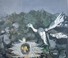 Braque, Le nid dans le feuillage, Derrière le miroir (after)