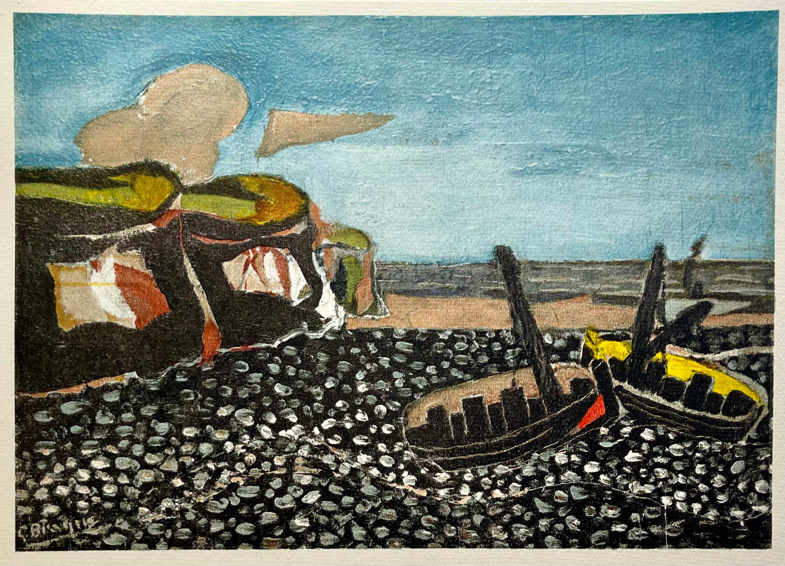 Braque, Les barques bleues, Varengeville (dopo) in vendita 2