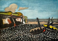 Vintage Braque, Les barques bleues, Varengeville (after)