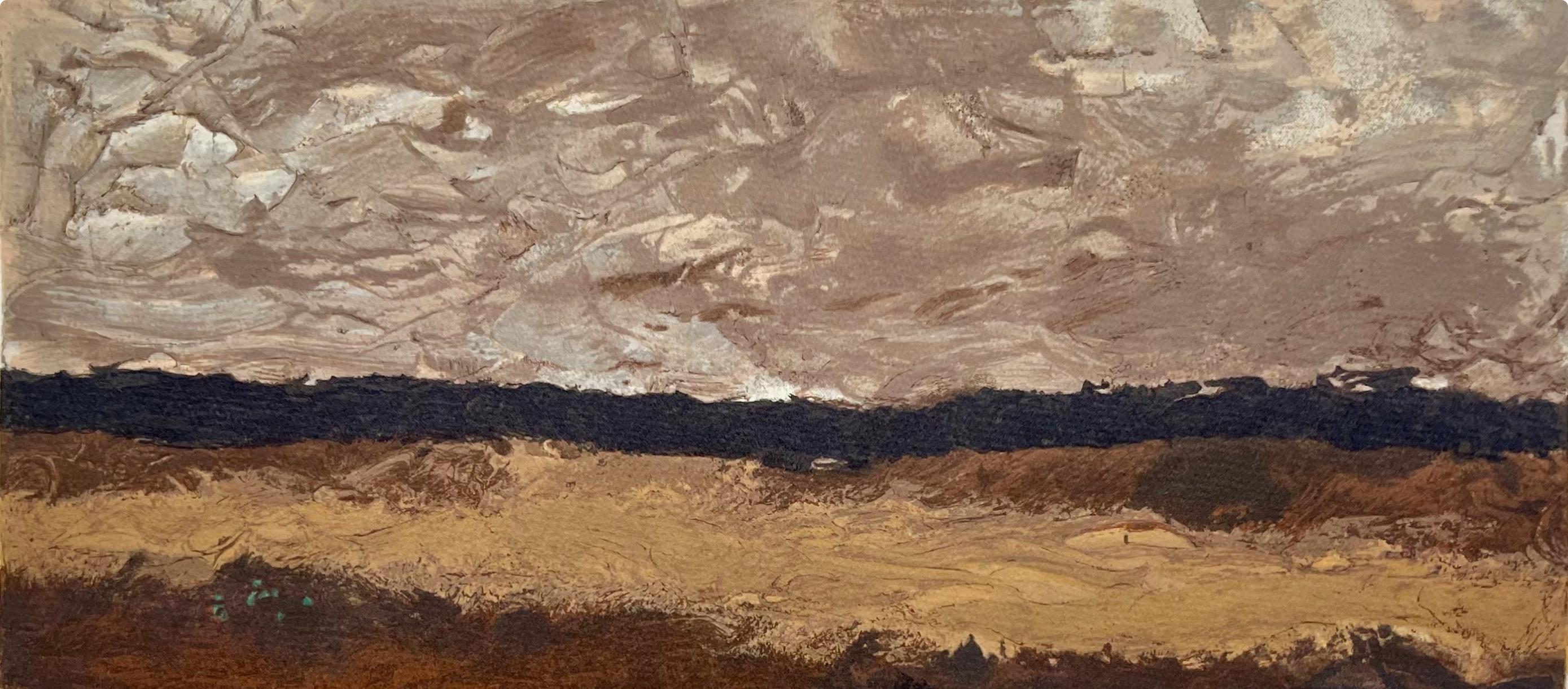 Braque, Les champs, Varengeville (dopo) - Print di Georges Braque