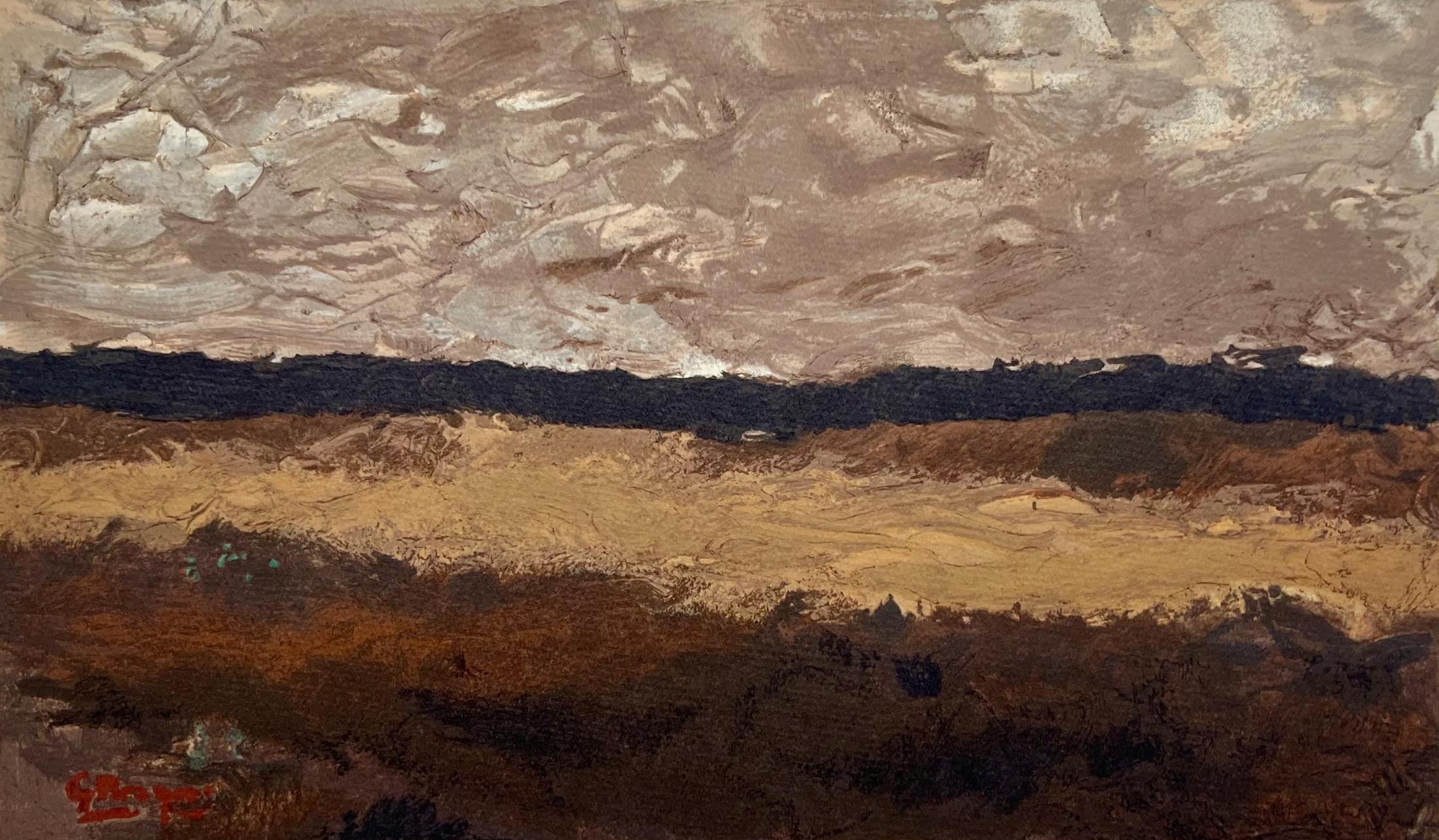 Landscape Print di Georges Braque - Braque, Les champs, Varengeville (dopo)