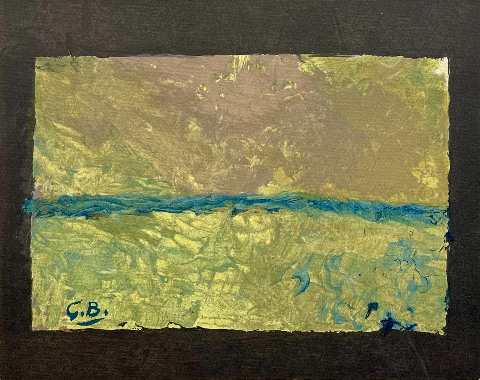 Abstract Print di Georges Braque - Braque, Les champs, Varengeville (dopo)