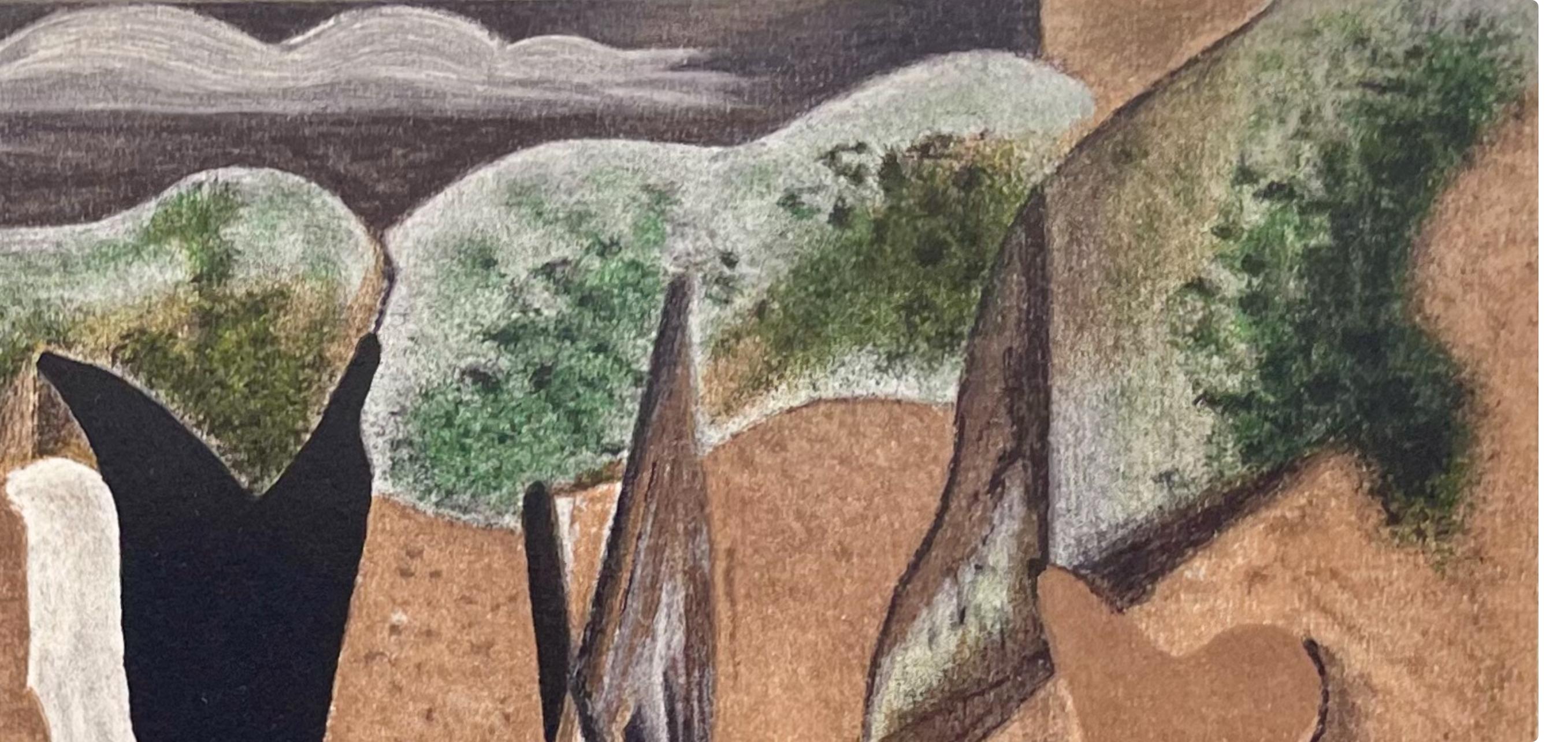 Braque, Les falaises, Varengeville (dopo) in vendita 1