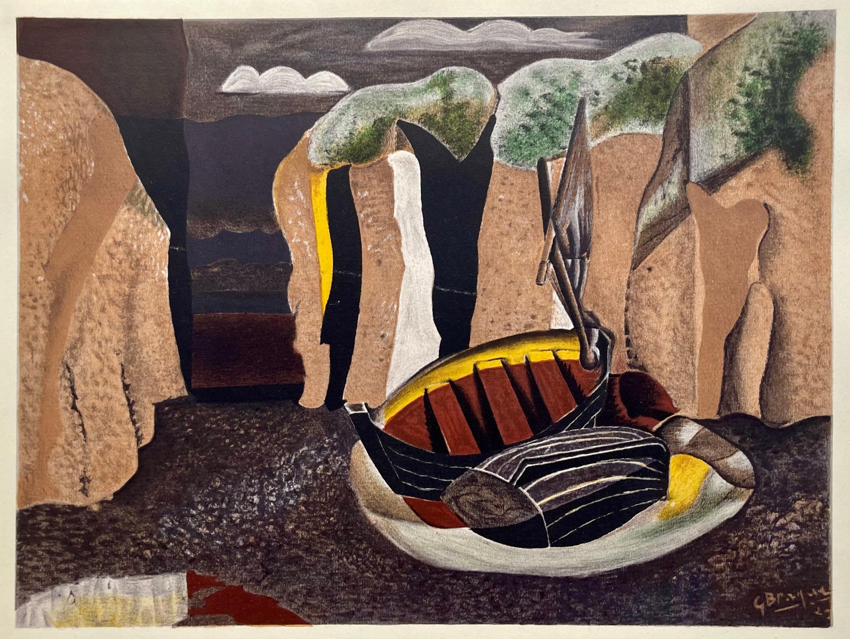 Braque, Les falaises, Varengeville (dopo) in vendita 2