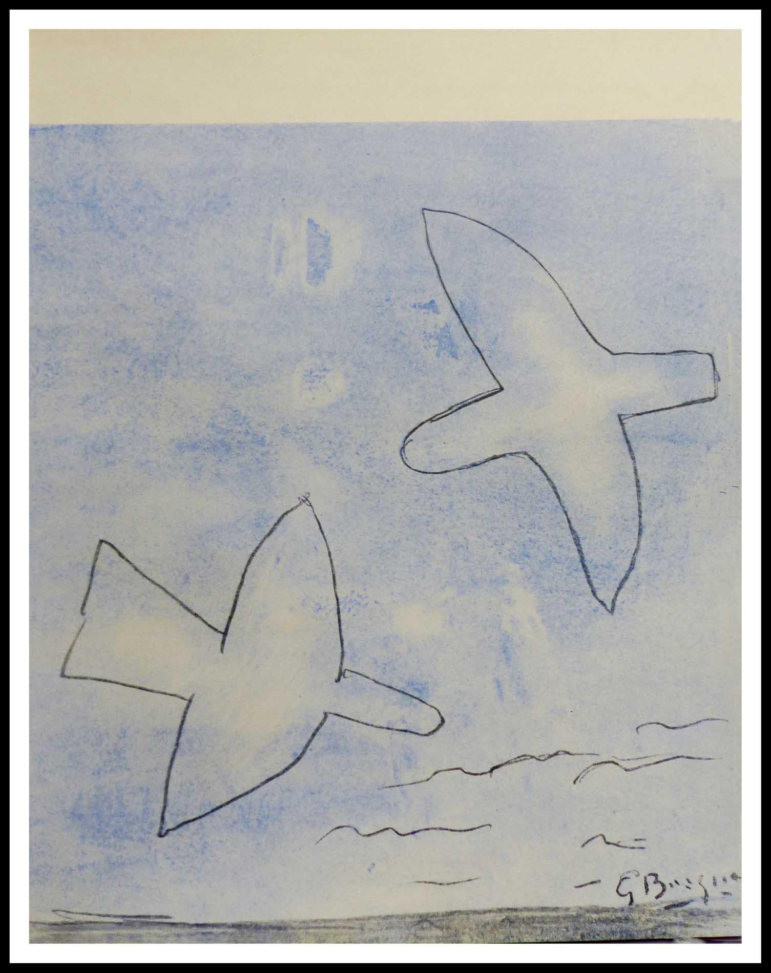 Braque, Les oiseaux, XXe Siècle (after) For Sale 1
