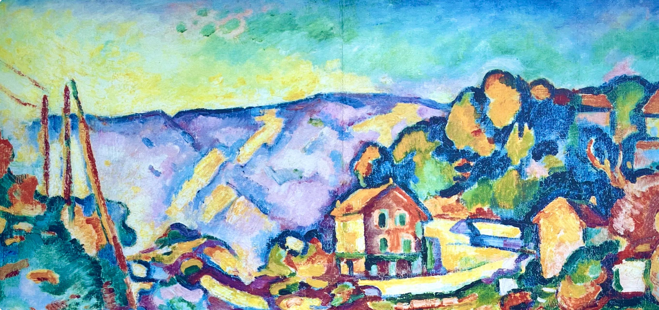 Braque, L'Estaque, Derrière le miroir (after) - Print by Georges Braque