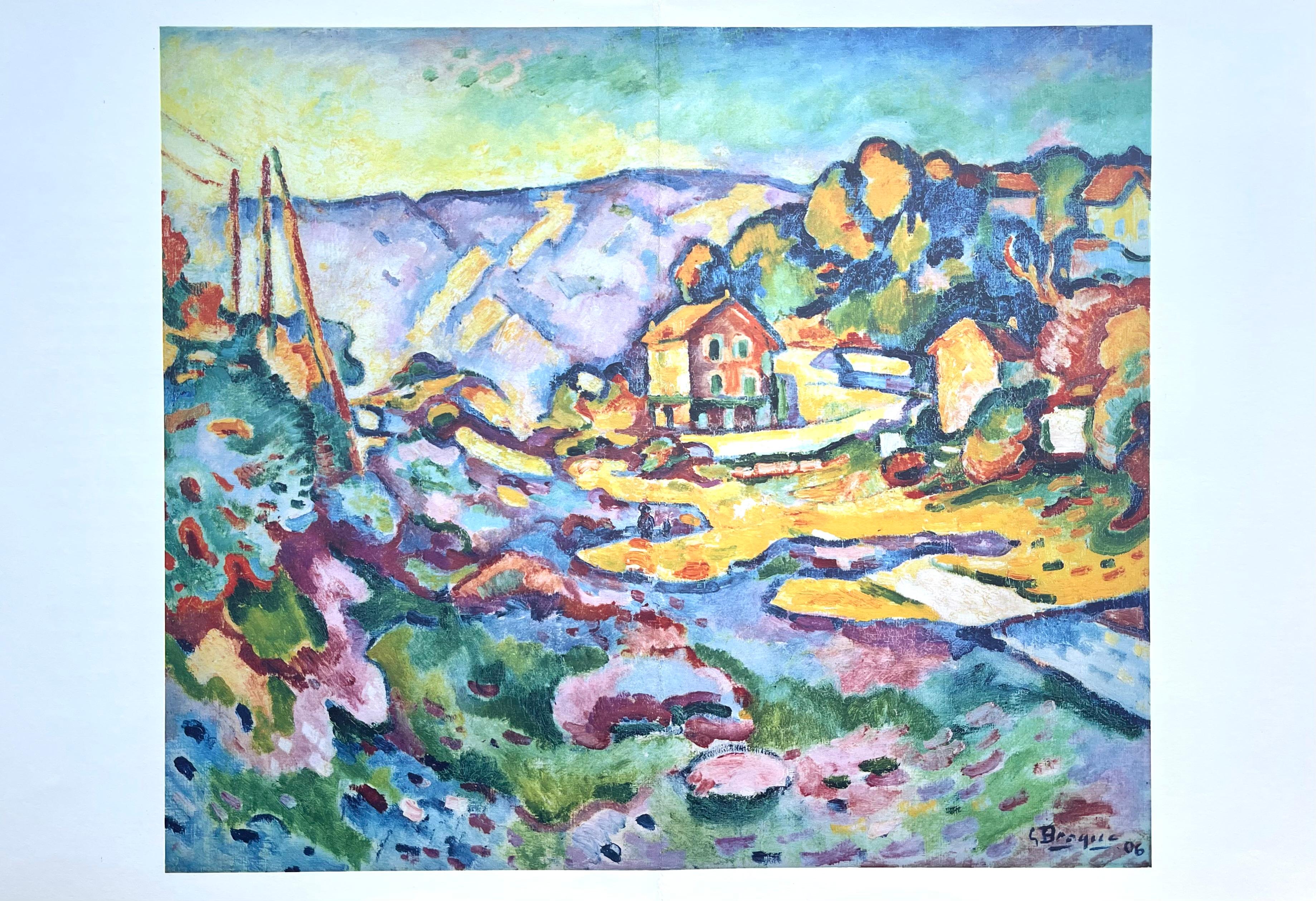 Braque, L'Estaque, L'Hommage à Georges Braque, Derrière le miroir (after) For Sale 4