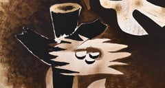 Braque, L'oiseau et son nid, Derrière le miroir (after)