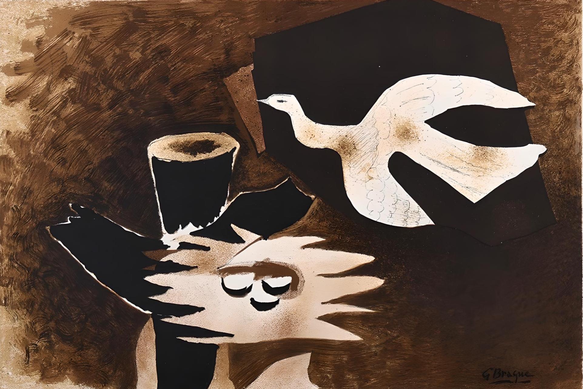 Braque, L'oiseau et son nid, Derrière le miroir (nach)