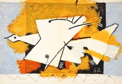 Braque, L'oiseau Jaune, Derrière le miroir (d'après)