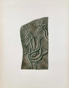 Braque, L'oiseau sous l'étoile, Derrière le miroir (d'après)