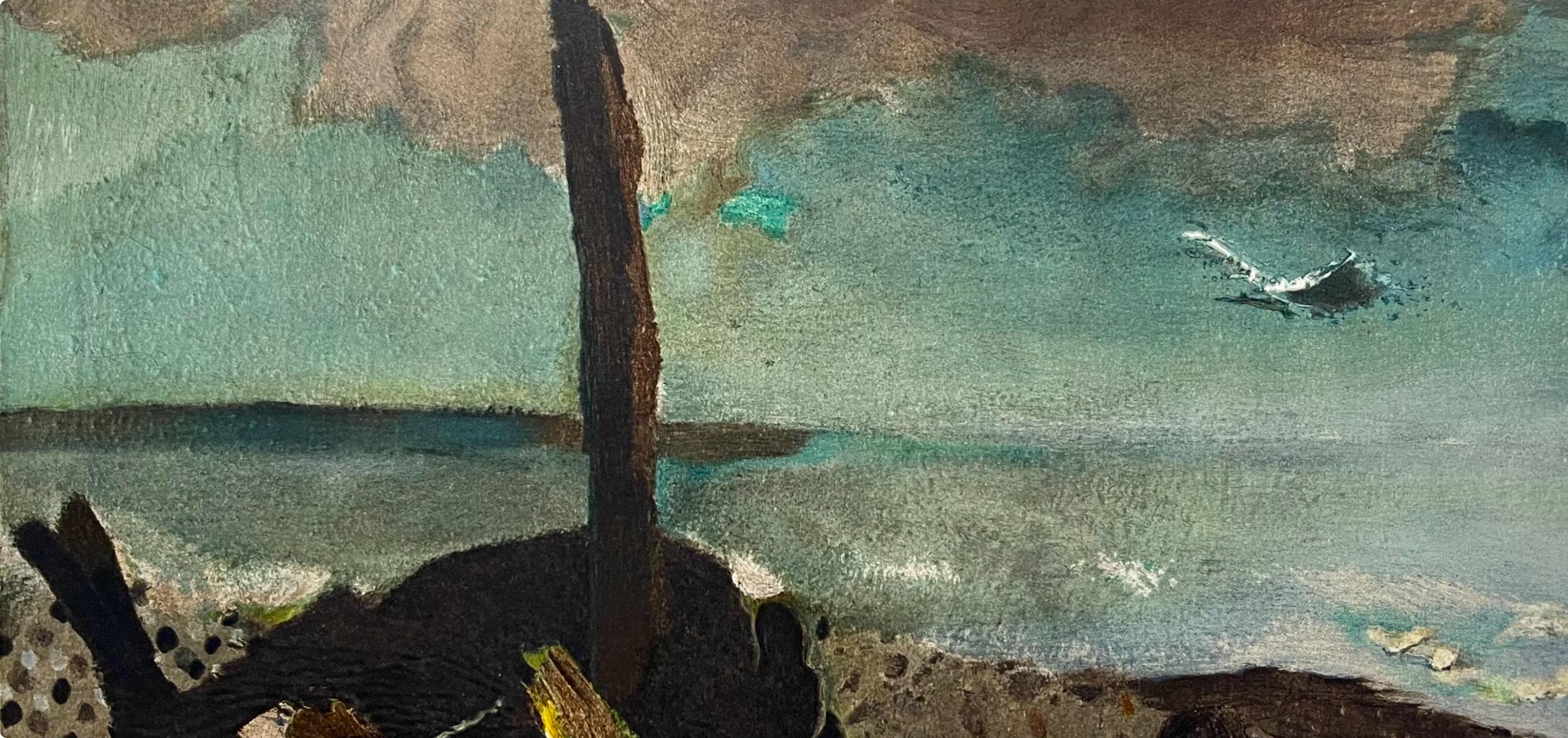 Georges Braque, Seascape with Seagull, from Varengeville, 1968 (after) For Sale 2