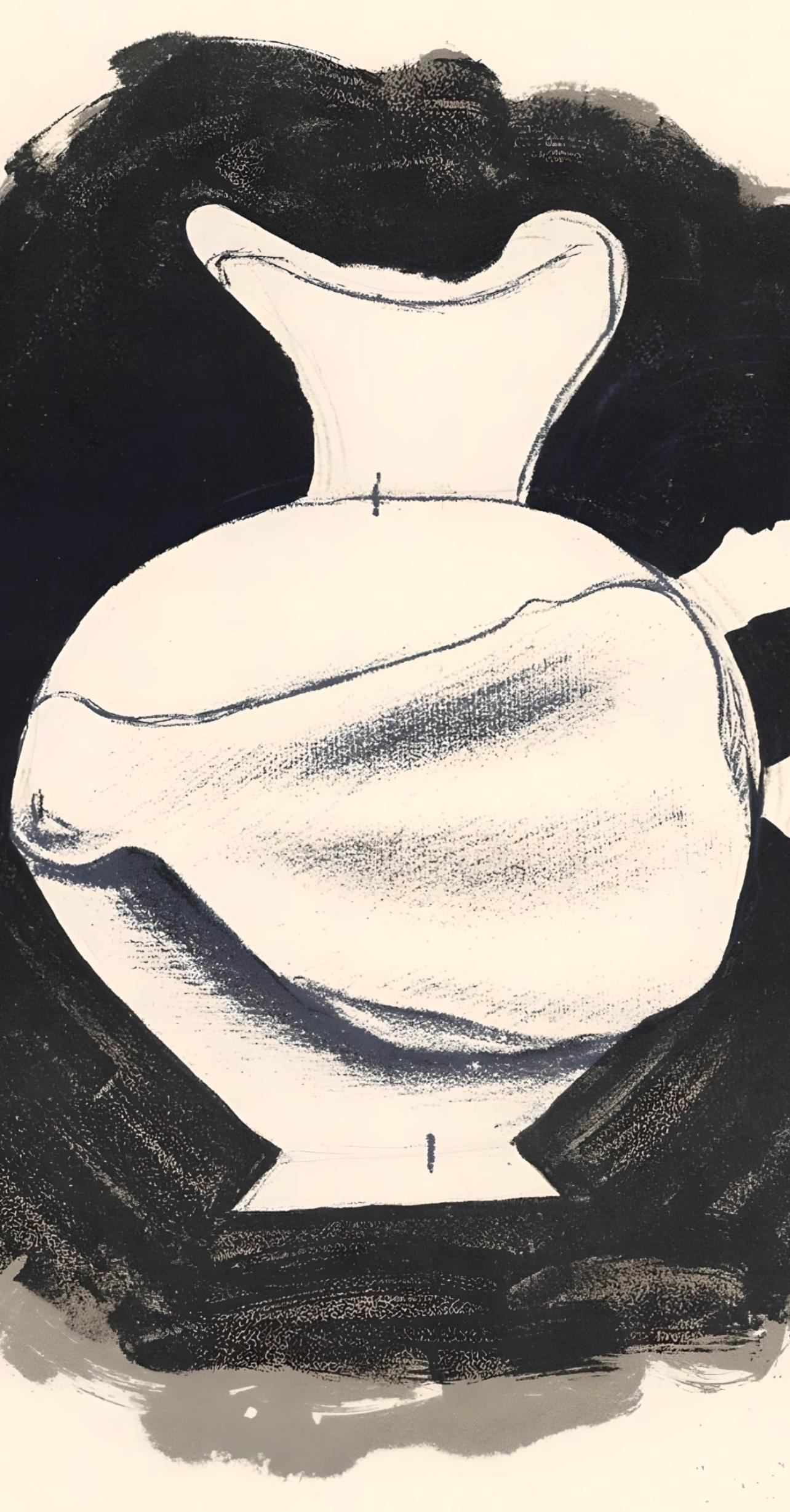 Braque, Nature morte, Derrière le miroir (d'après) - Print de Georges Braque