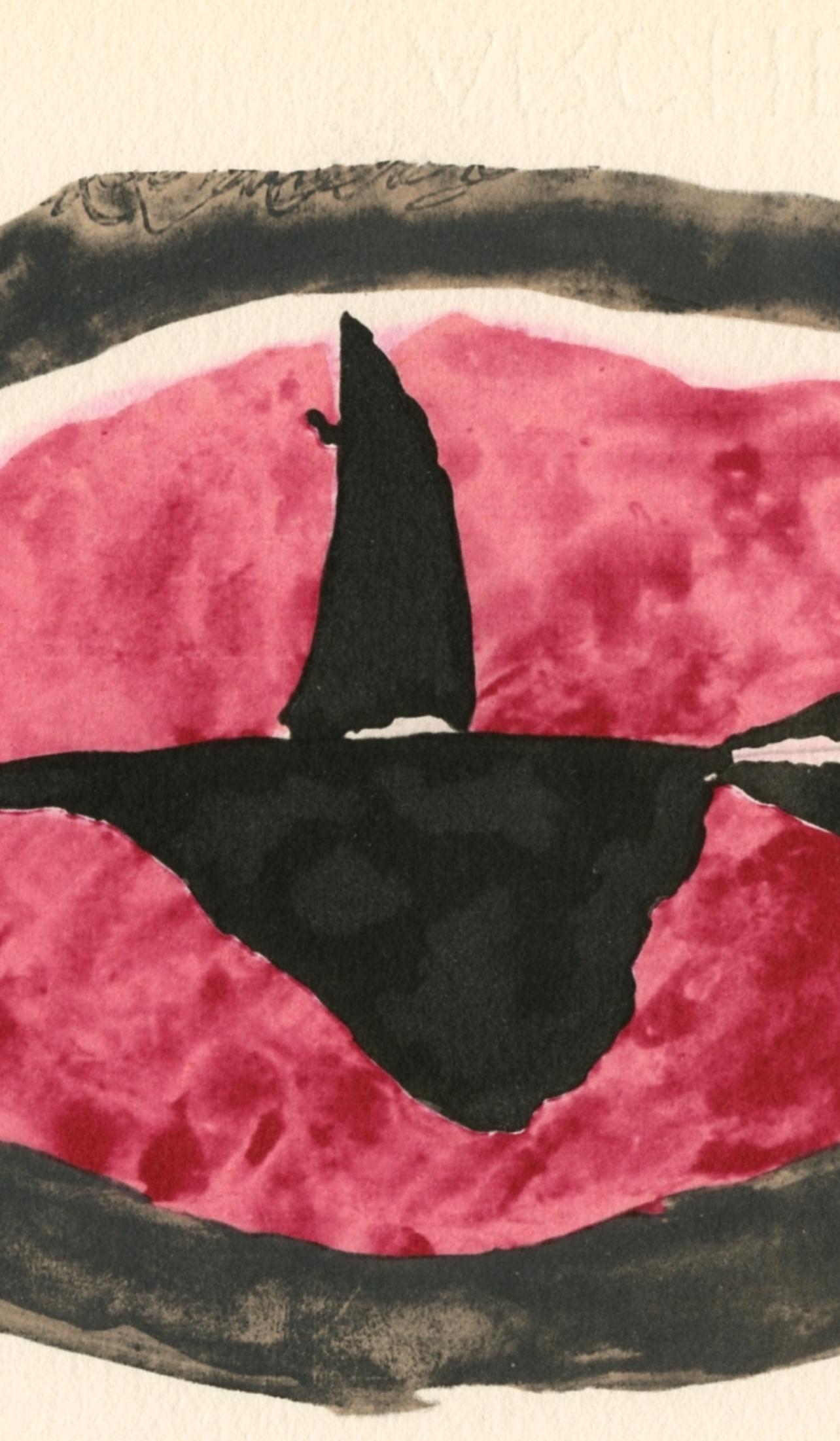 Braque, Oiseau au couchant, Georges Braque le solitaire (après) en vente 2