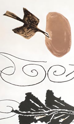 Braque, Oiseau, Derrière le miroir (after)