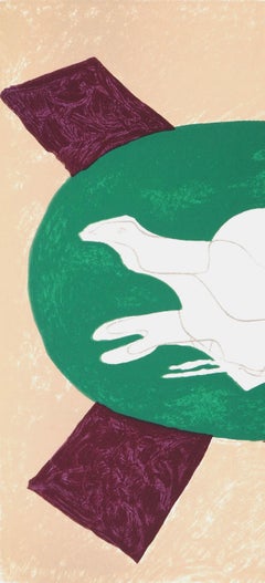 Georges Braque, Bird on Background of X, San Lazzaro et ses Amis, 1975 (after)