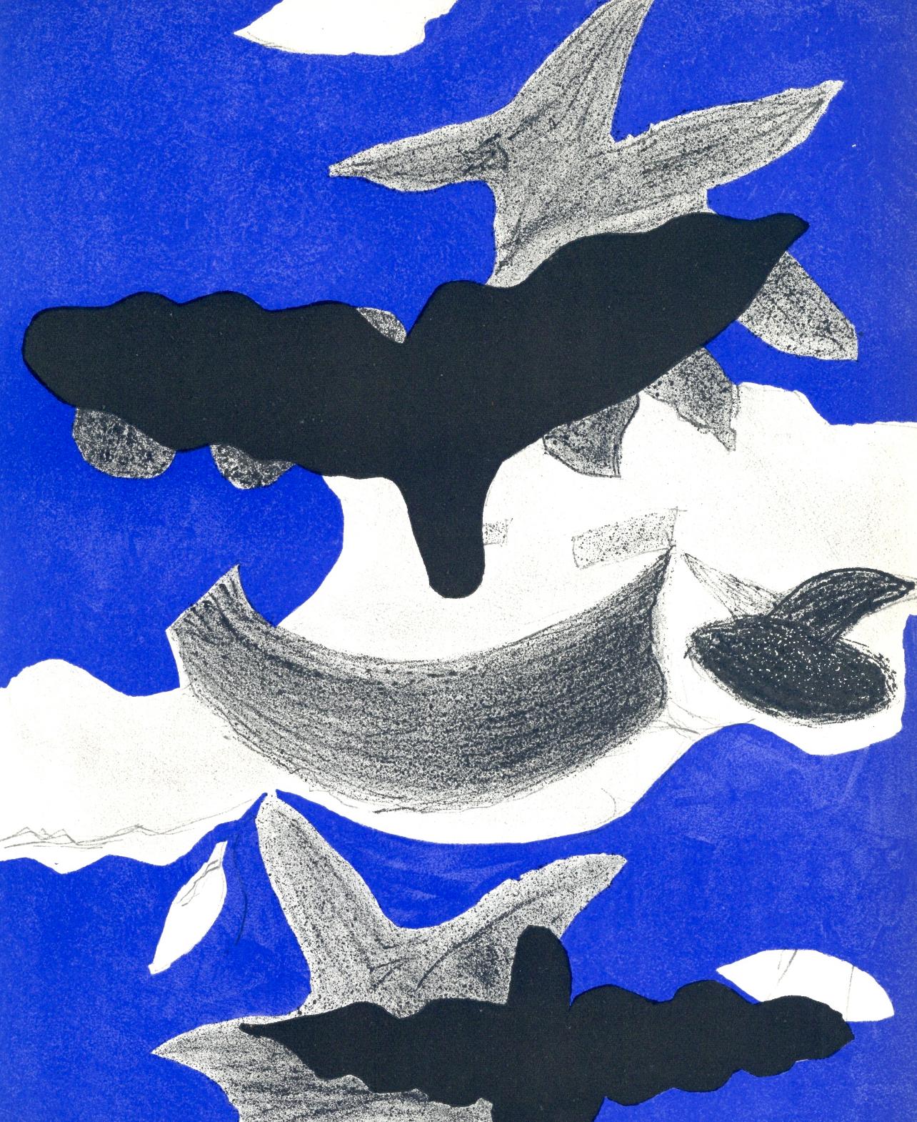 Landscape Print di Georges Braque - Braque, Oiseaux, Verve: Revue Artistique et Littéraire (dopo)