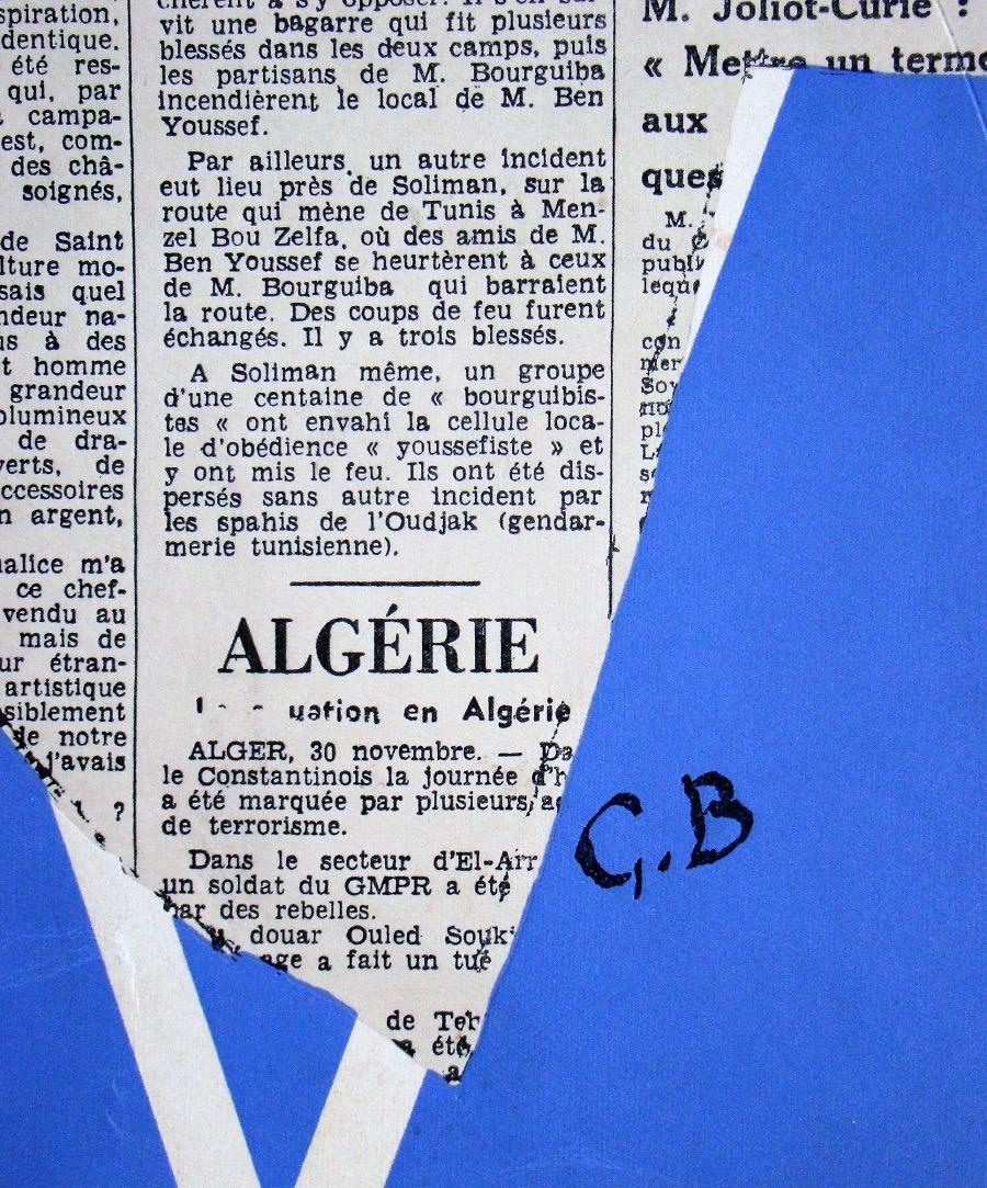Braque, Papier collé, XXe Siècle (after) - Print by Georges Braque