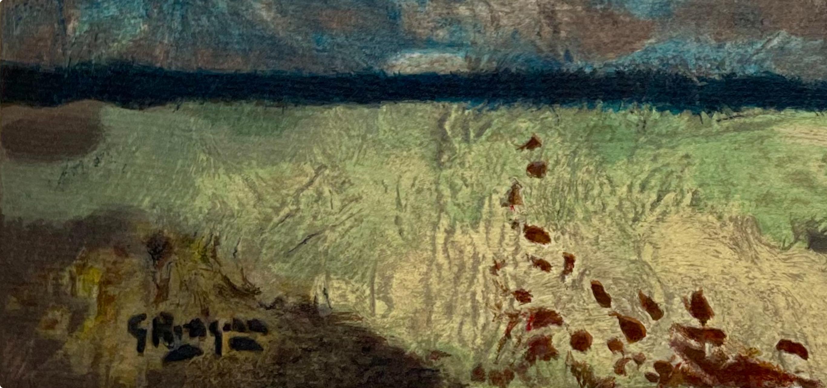 Georges Braque, Landscape with Poppies, from Varengeville, 1968 (after) For Sale 4
