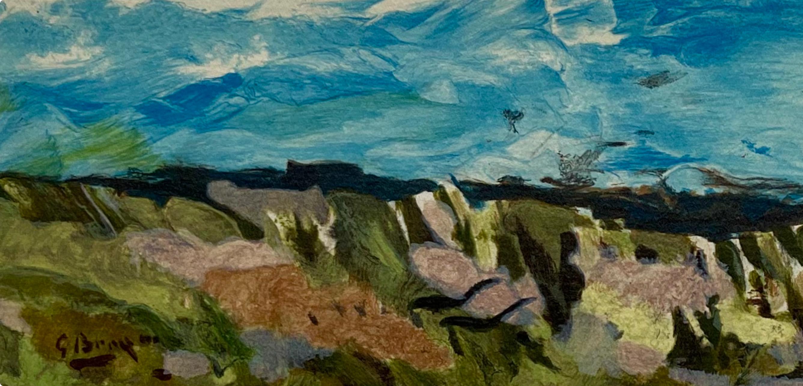 Braque (tariff free*), Paysage, Varengeville (after) - Print by Georges Braque