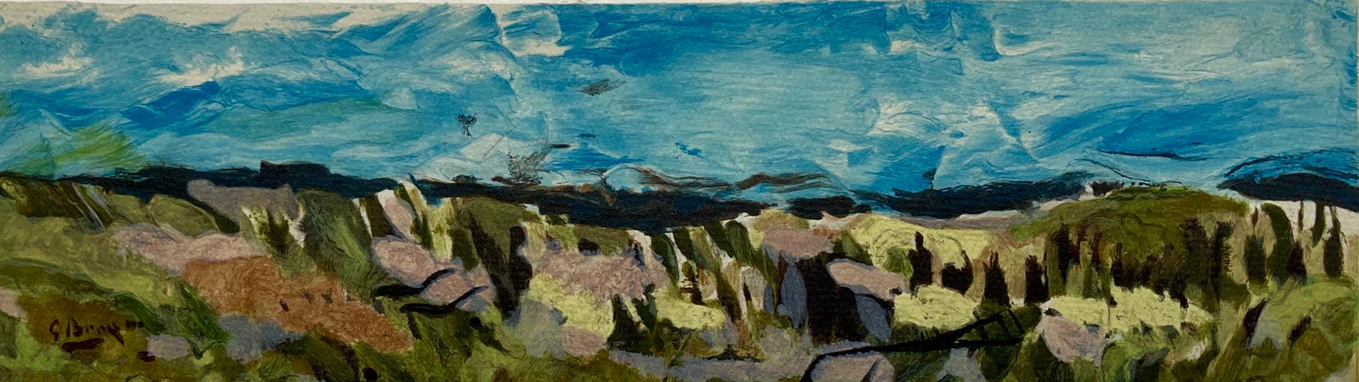 Landscape Print de Georges Braque - Braque, Paysage, Varengeville (después)