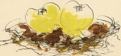 Georges Braque, Apples, from Le Solitaire, XXe siecle, 1959 (after)