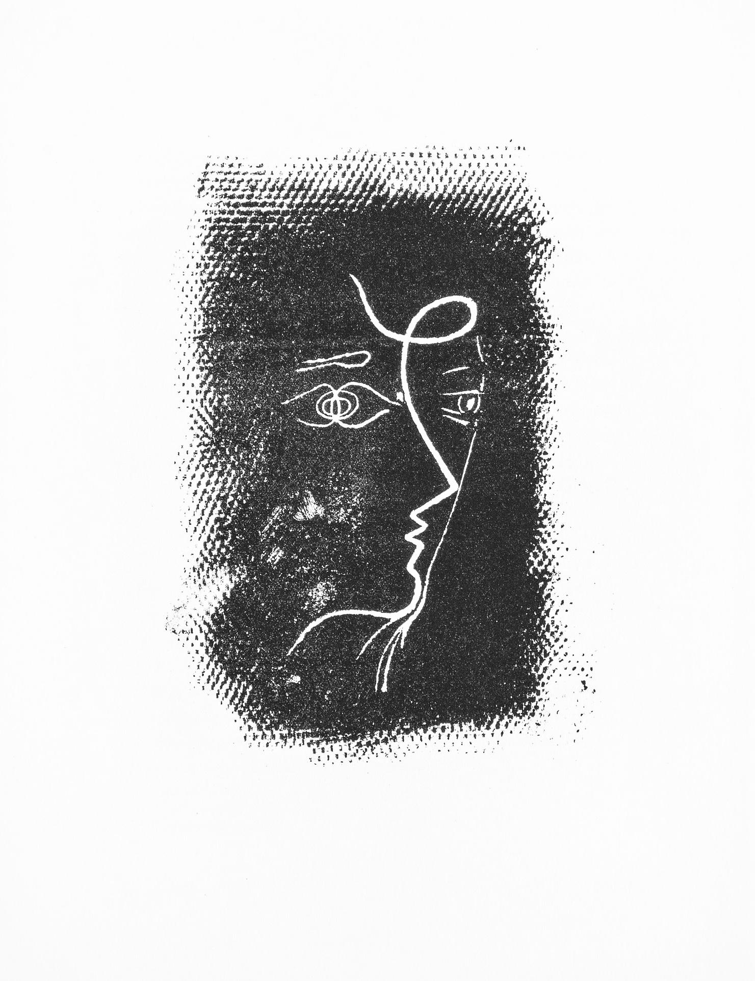 Lithograph on vélin d'Arches paper. Paper Size: 12.81 x 9.81 inches. Inscription: Unsigned and unnumbered, as issued. Notes: From the album, Souvenirs et Portraits d'Artistes, 1972. Published by Éditions A. C. Mazo et Cie., Paris, in collaboration