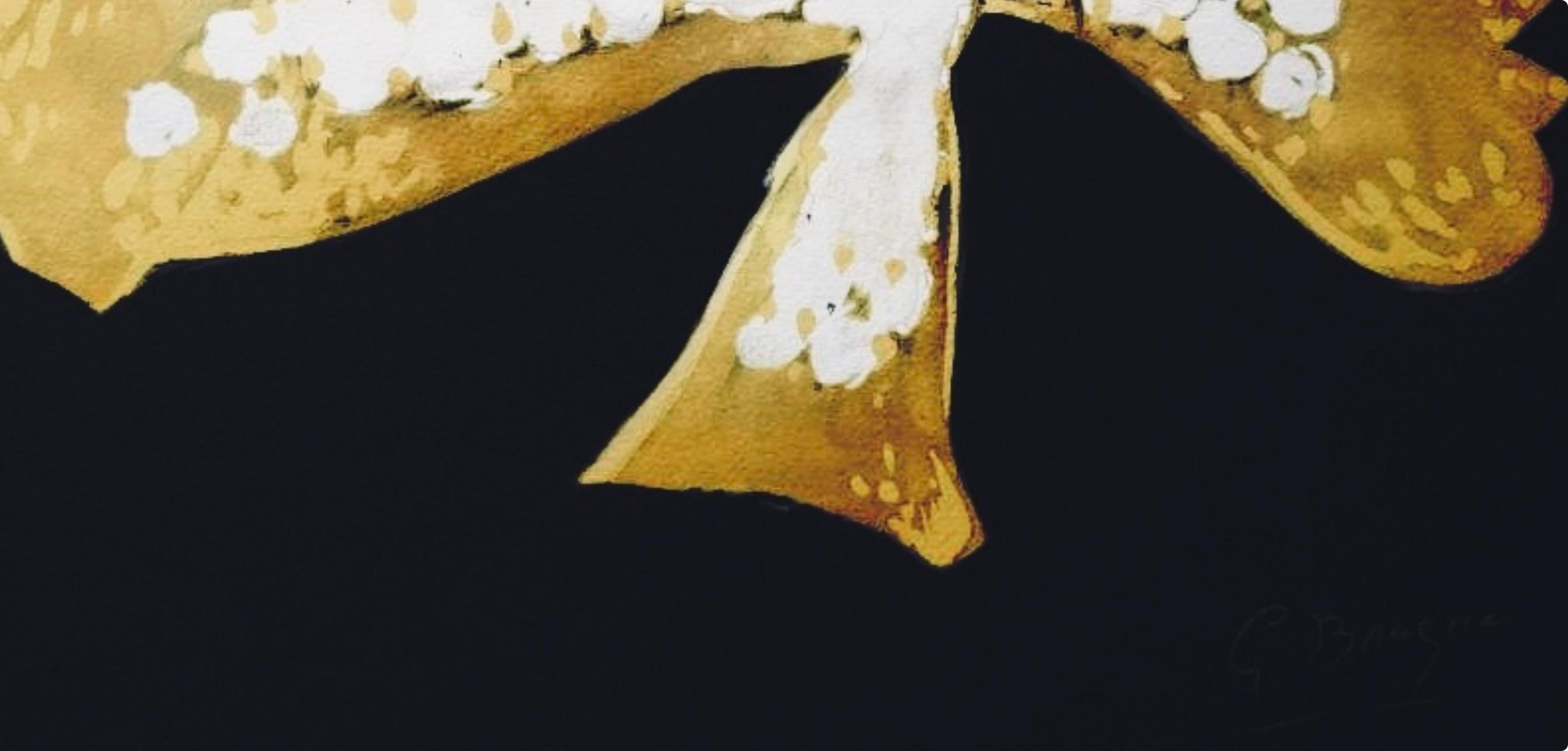 Braque, Séléné, Œdipe roi de Sophocle (después) - Figurative Print Negro de Georges Braque