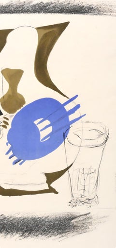 Braque, Verre et pichet, Derrière le miroir (d'après)