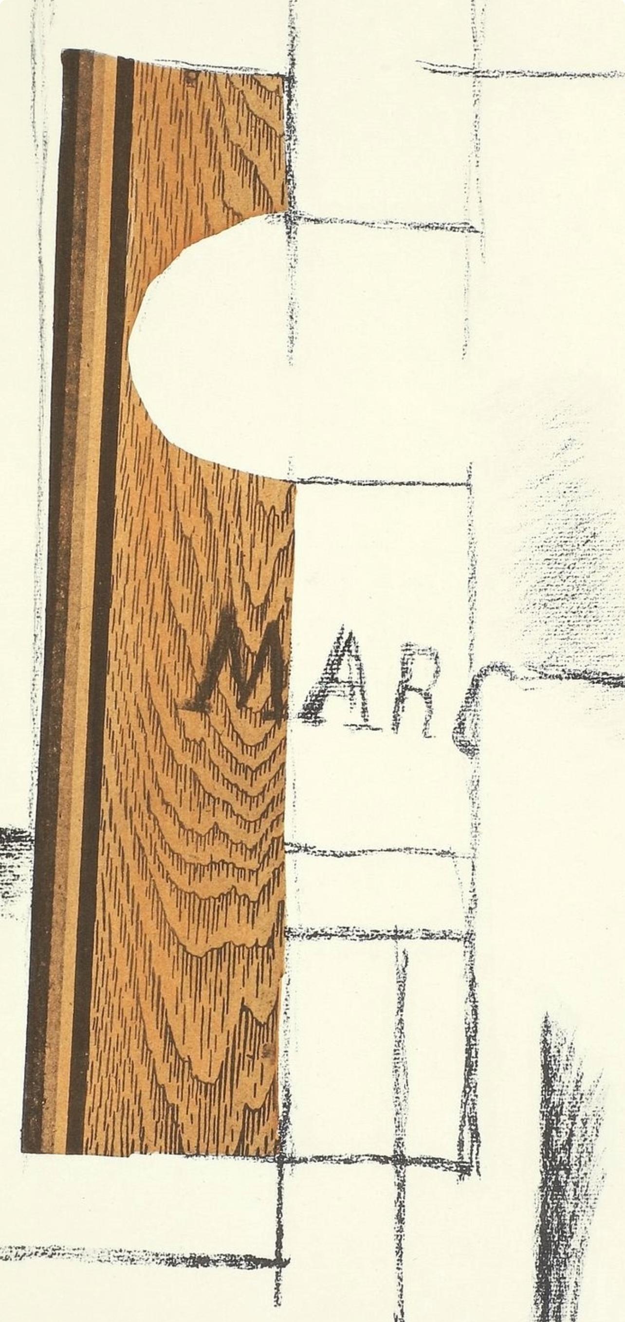 Composición, Société internationale d'art XXe siècle - Print de Georges Braque
