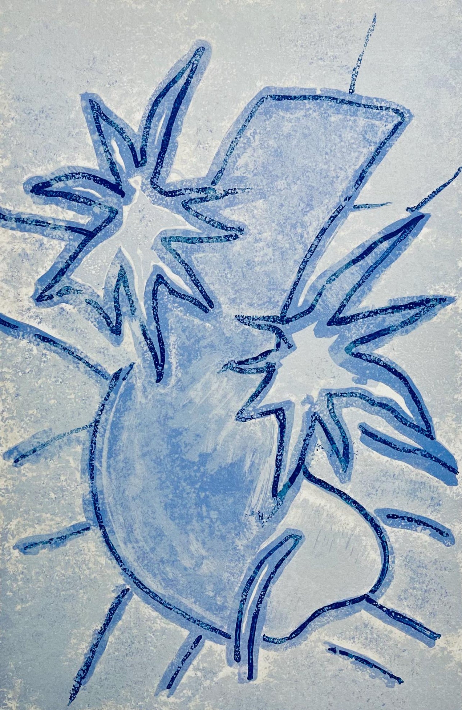 ベルナール・ビュッフェ、「Femme a sa toilette」