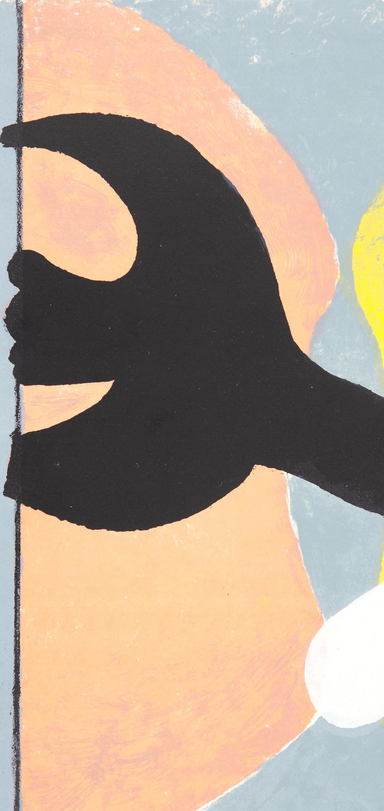 Composition (Vallier 137), Résurrection de l'oiseau, Georges Braque For Sale 1